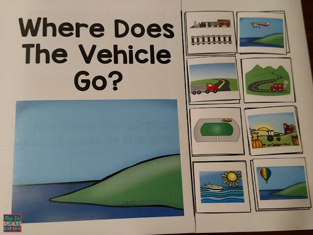 Interactive book- transportation unit- hands on learning