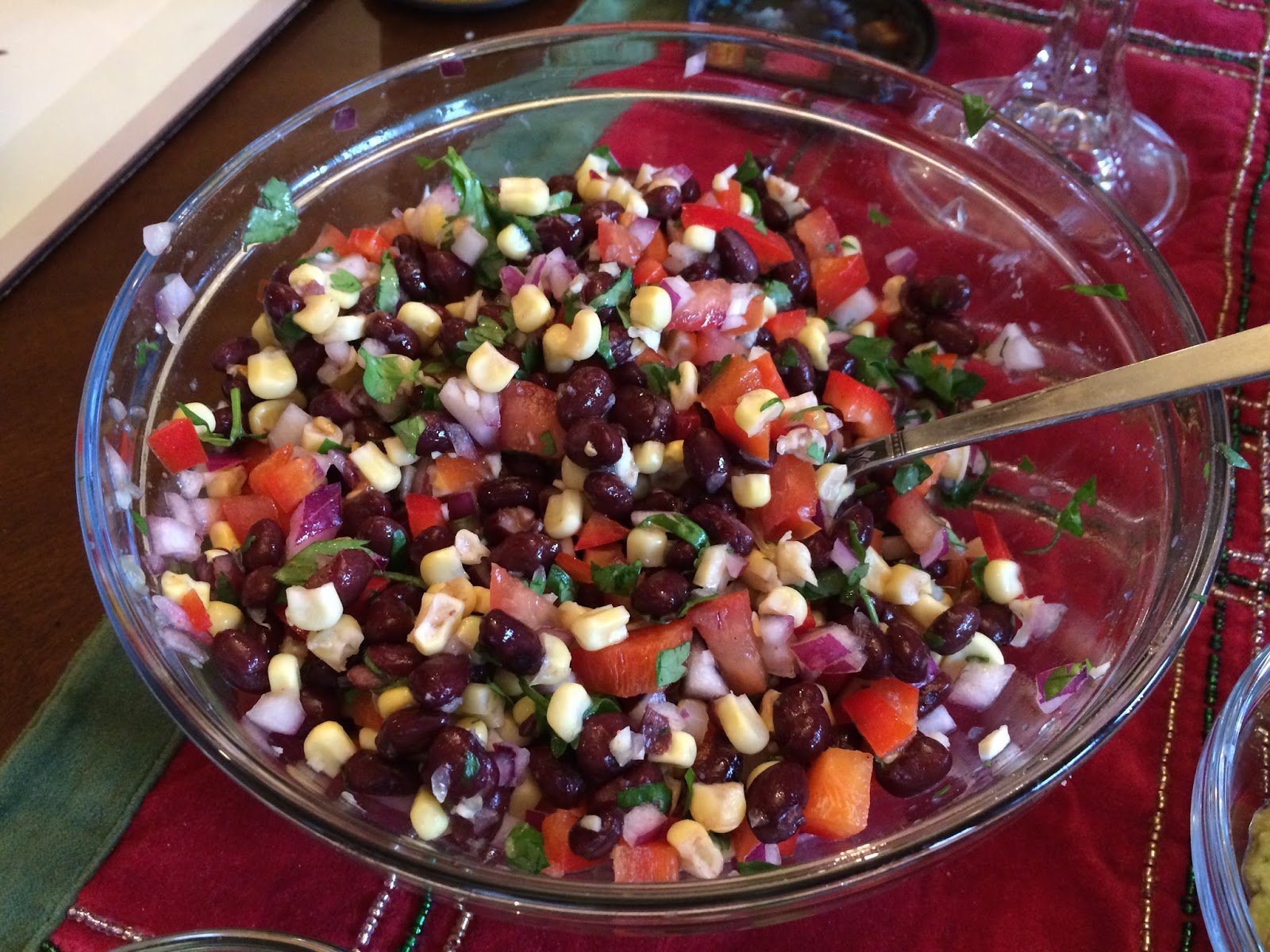 What Not to Burn Black Bean and Corn Relish
