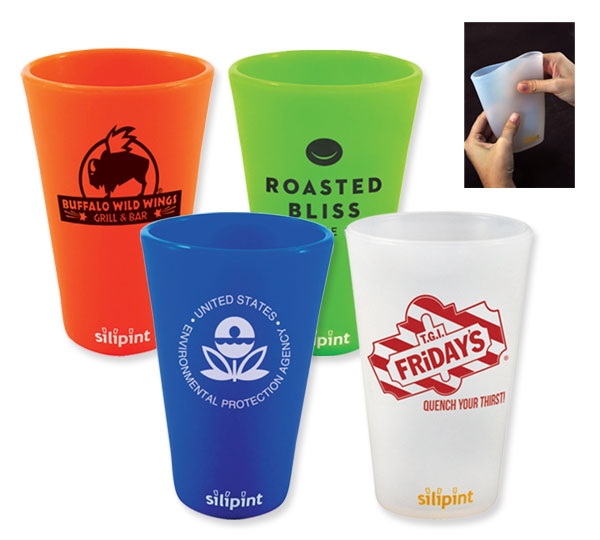 COOL STUFF PROMO PRODUCTS Silicone Glasses Unbreakable BPA Free