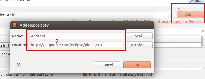Cài đặt plugin Android cho Eclipse ~ TutsModel