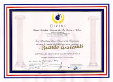 Divine Académie Française des Arts, Lettres et Culture - Diplome de Membre D'Honneur