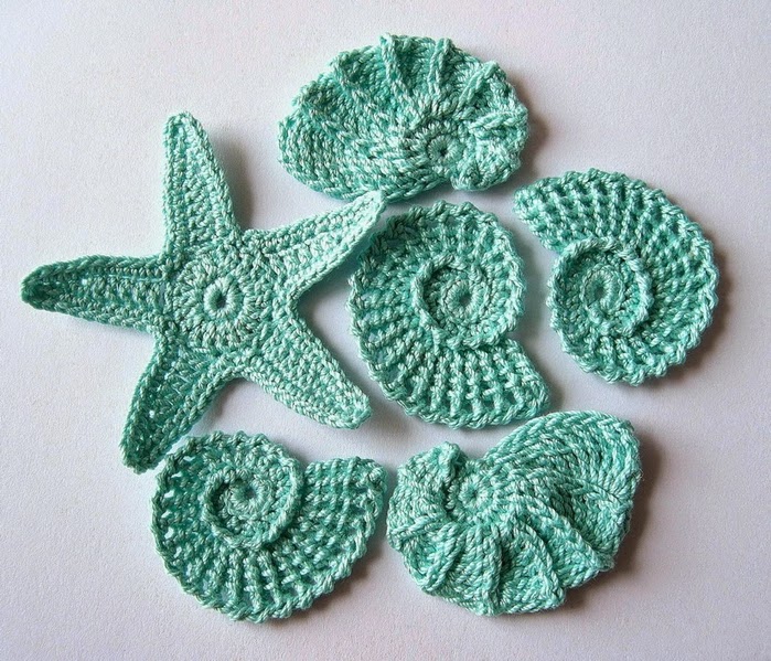 Irina: Crochet Seashells with PATTERNS.