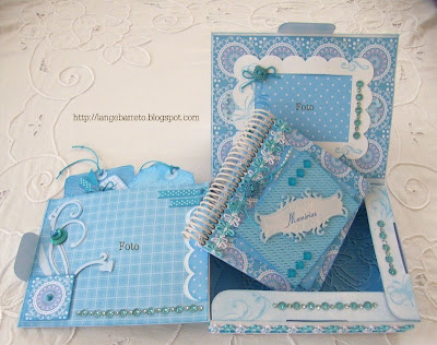 Mini álbum scrapbook