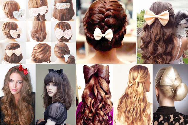 alt="party hairstyle,bows,beautiful hairstyles,party hair,hair dress,hair dressing tips"