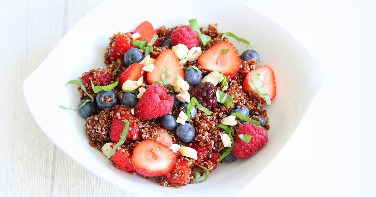 Rezepte mit Herz Beeren Quinoa Salat