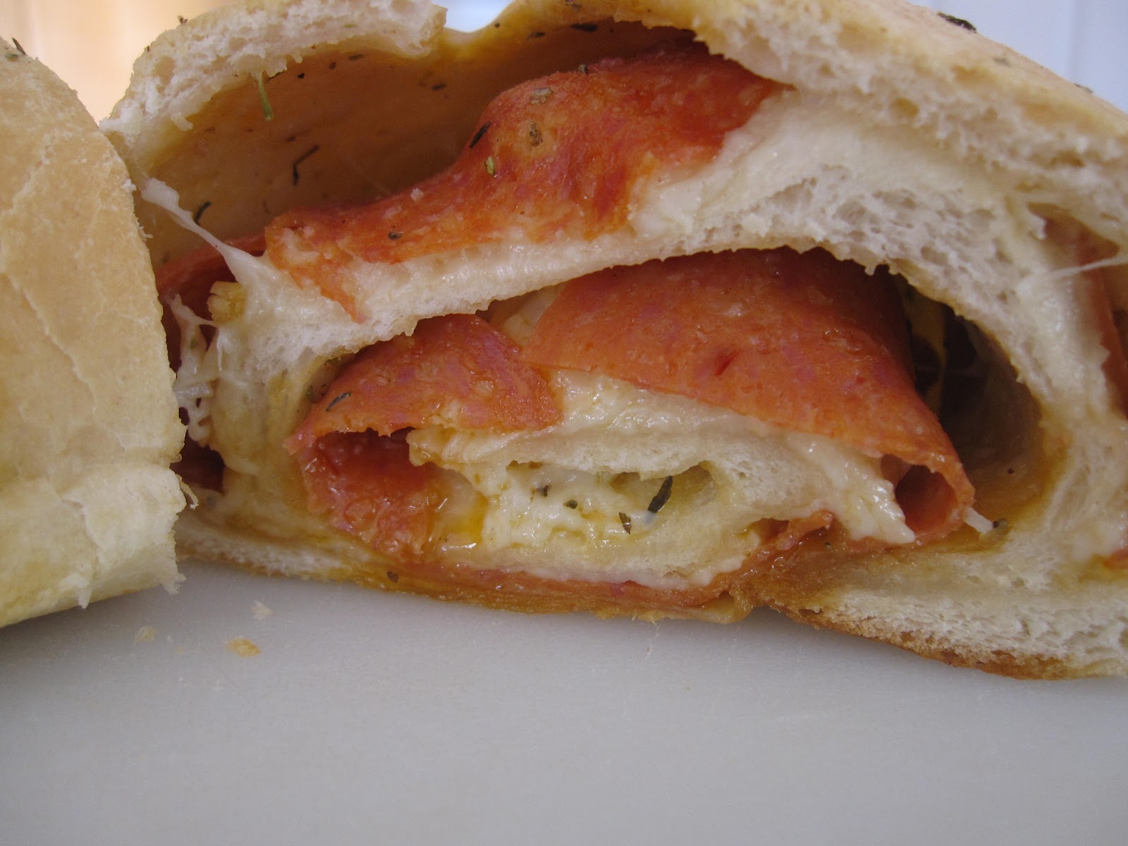 Julie's Food Love Rhodes Blog Pepperoni Bread