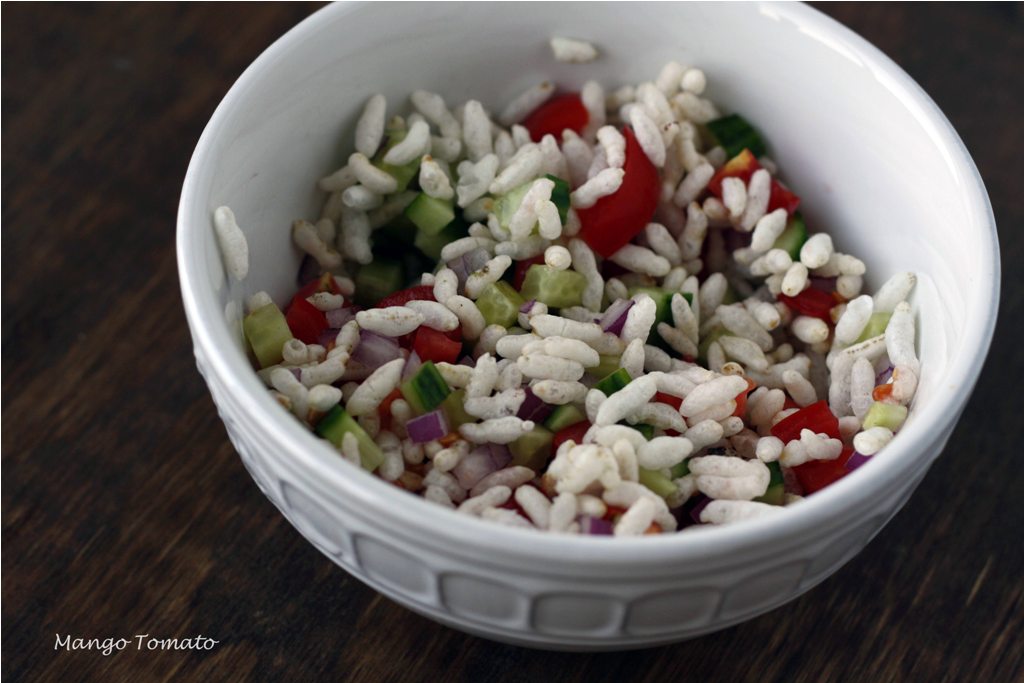 Mango & Tomato Mint & Parsley Chili Chutney & an Indian snack