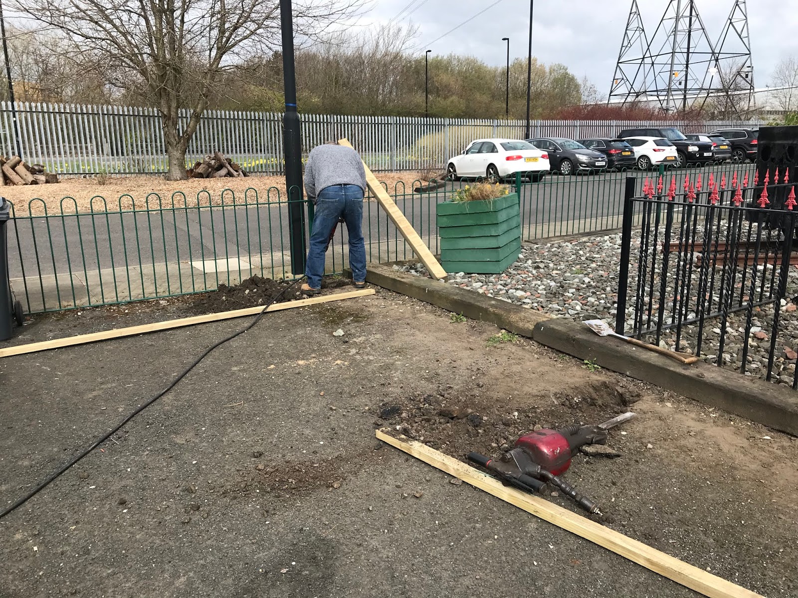 North Tyneside Steam Railway Bin storage build
