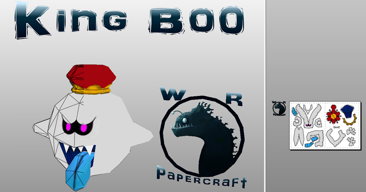 King Boo Papercraft