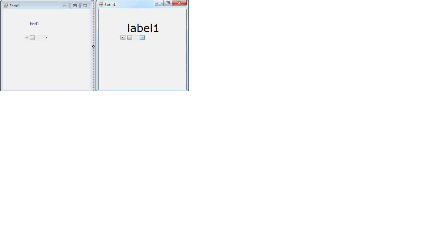 c hscrollbar ve vscrollbar Süleyman Kabadayı(SoftWare Developer)