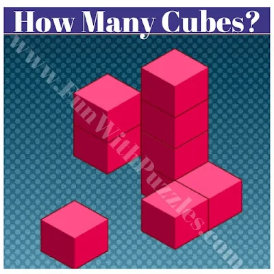 Count number of cubes in given figure