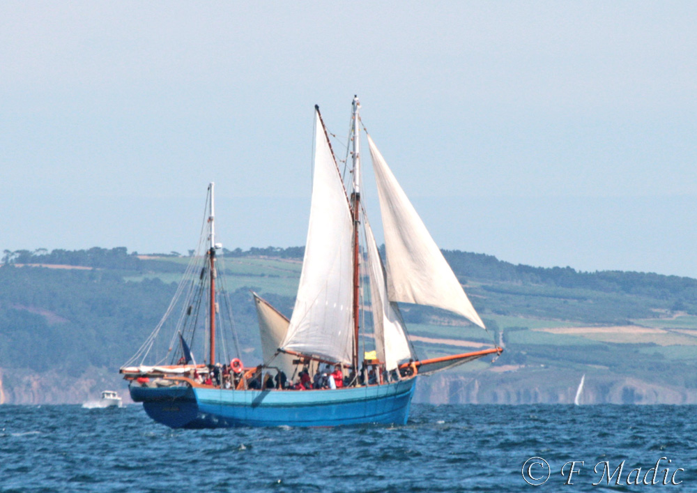 Voiliers à 2 mâts (voiles auriques ou carrées) TANTE FINE