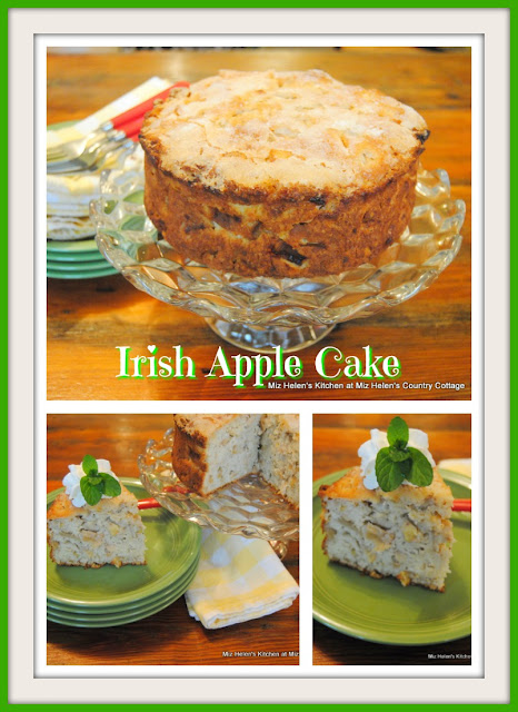Irish Apple Cake at Miz Helen's Country Cottage