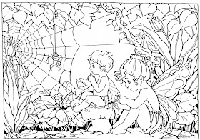 FAIRY COLORING PAGES: PRINT AND COLOUR FAIRY COLOURING PAGE