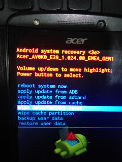 Cara Hard Reset Hp Acer E700 Liquid