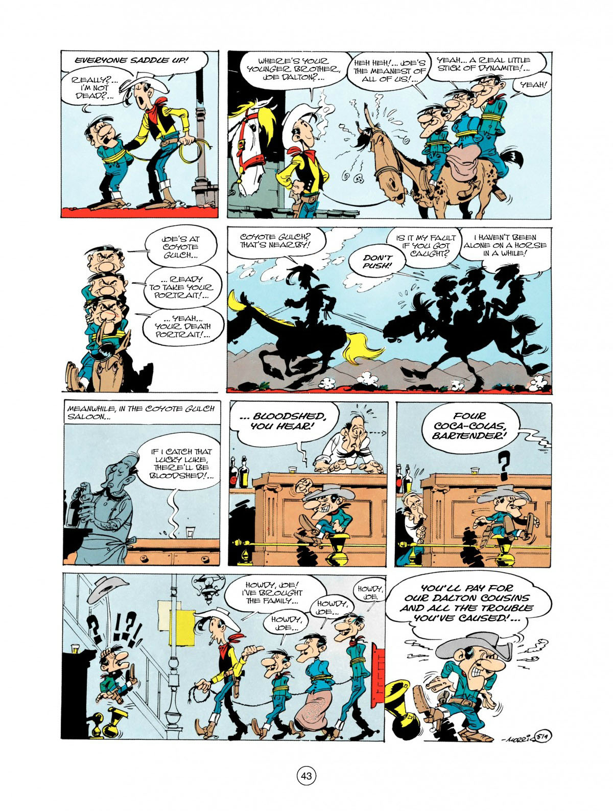 Read online A Lucky Luke Adventure comic -  Issue #28 - 44