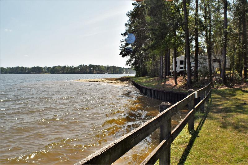 High Tide And Green Grass White Oak Creek Campground Eufaula, Alabama