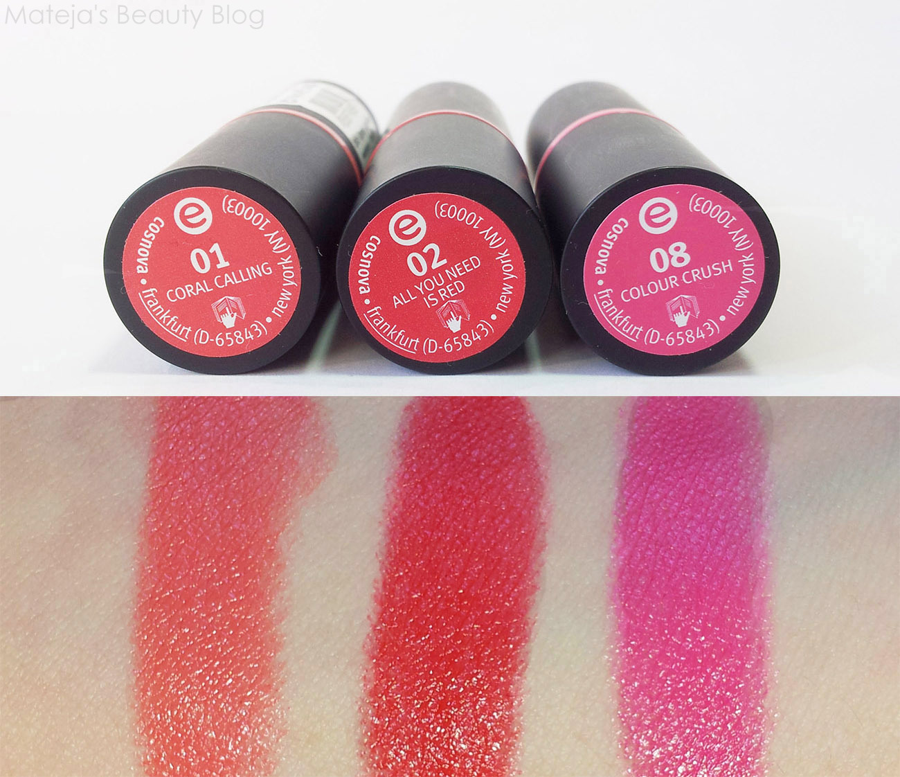 Essence Long Lasting Lipsticks Mateja's Beauty Blog
