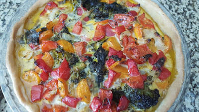 Colorful Spring Quiche recipe Colorful Spring Quiche recipe