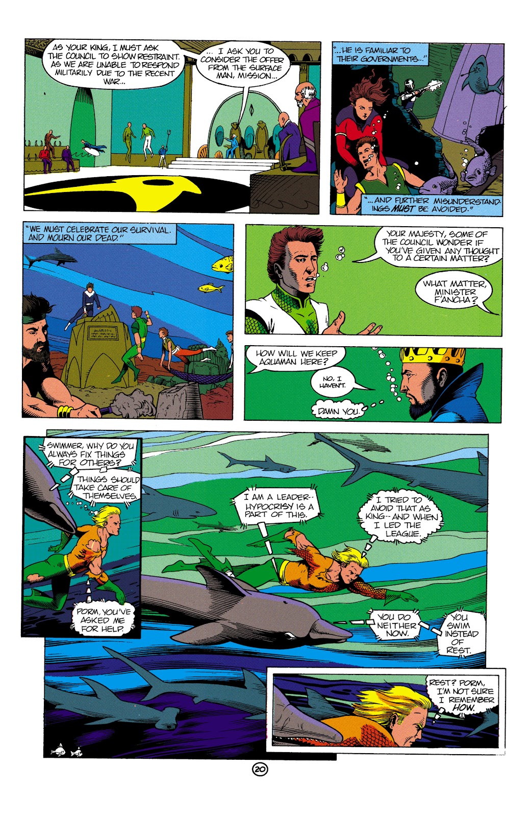 Aquaman (1991) Issue #2 #2 - English 21