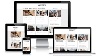 gridify blogger template