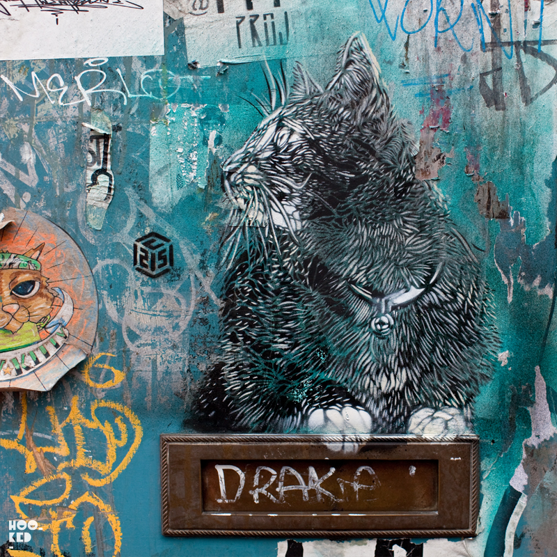 C215 - Brick Lane Street Art Cat 