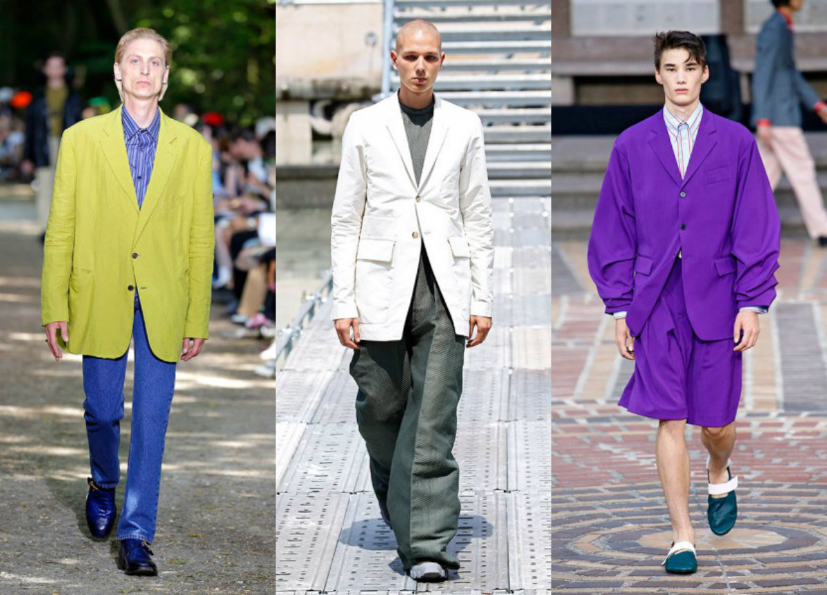 Semana de Moda Masculina de Paris traz roupas largas como tendência. Semana de Moda Masculina de Paris traz roupas largas como tendência.