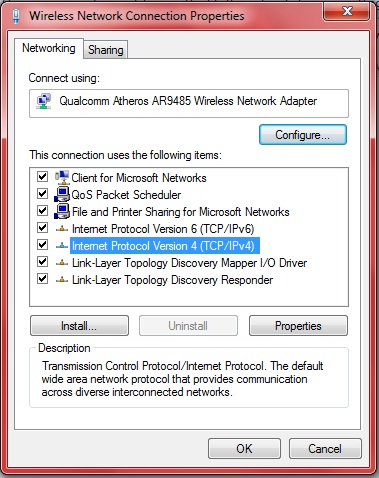 Setting ip addres ipV4 di Laptop