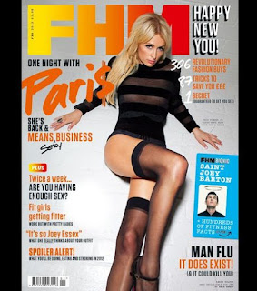 Paris Hilton in magazine FHM
