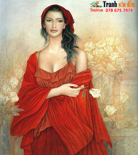 thieu-nu-nghe-thuat%2B%25287%2529 tranh sơn dầu thiếu nữ nghệ thuật