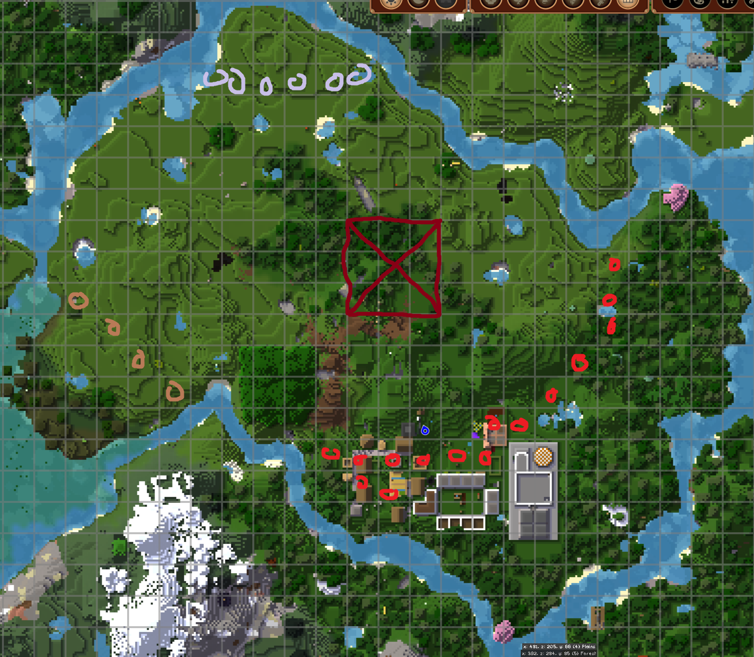 Building A Minecraft City State Districts