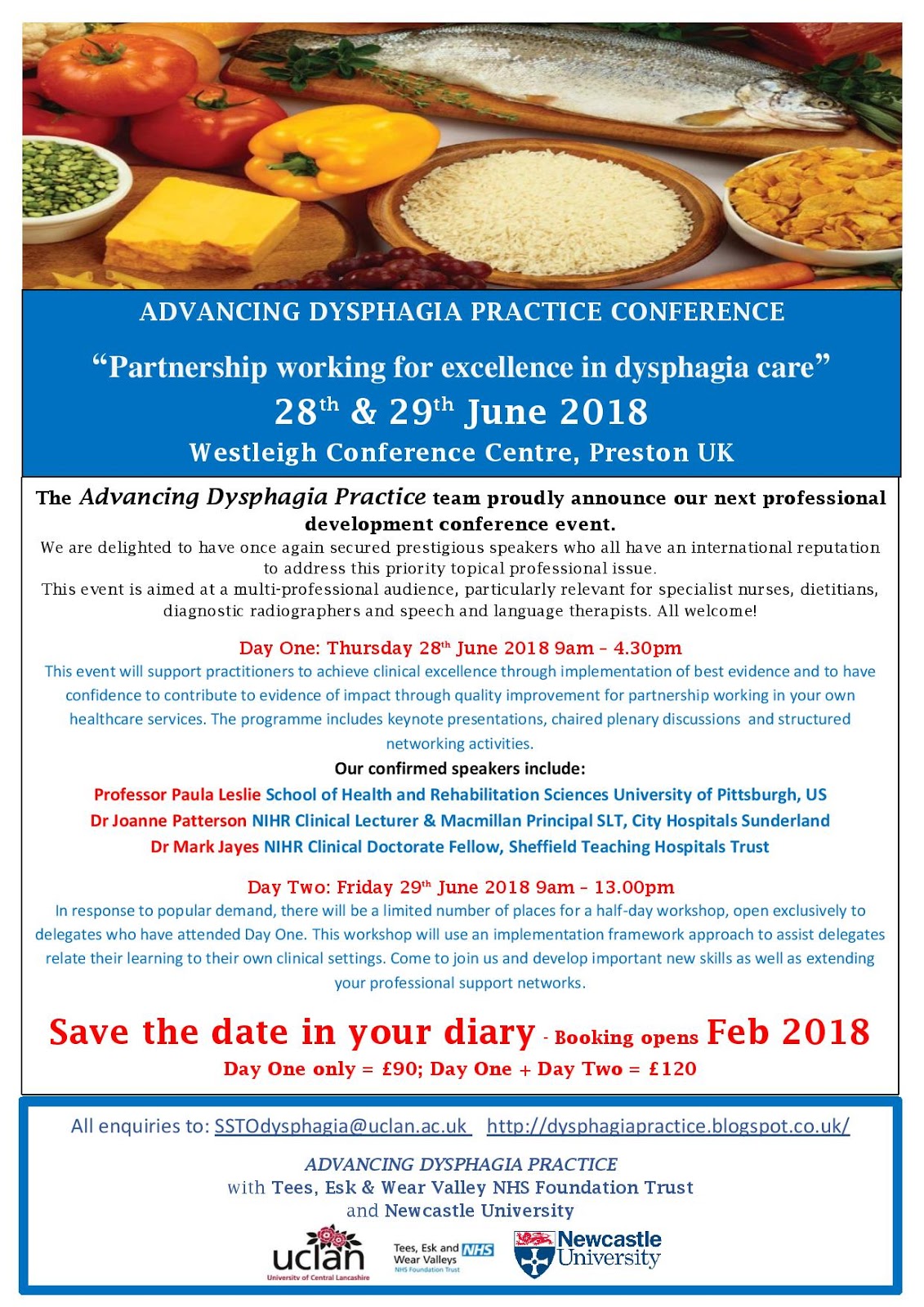 Advancing Dysphagia Practice Conference Partnership working for