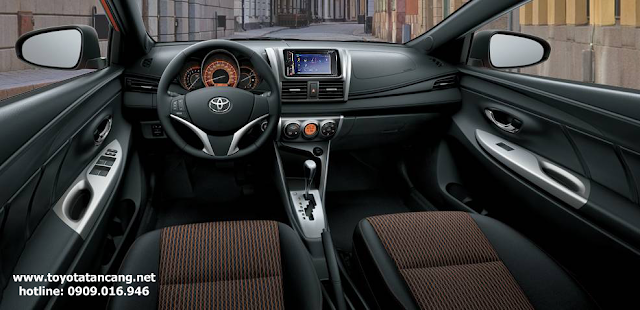 Nội thất Yaris thiết kế thể thao và trang bị nhiều tiện nghi Nội thất Yaris thiết kế thể thao và trang bị nhiều tiện nghi