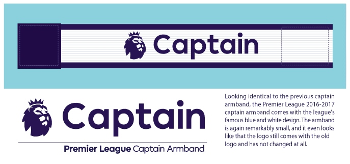 barsten Verstikken Auto Football teams shirt and kits fan: Premier League Captain Armband