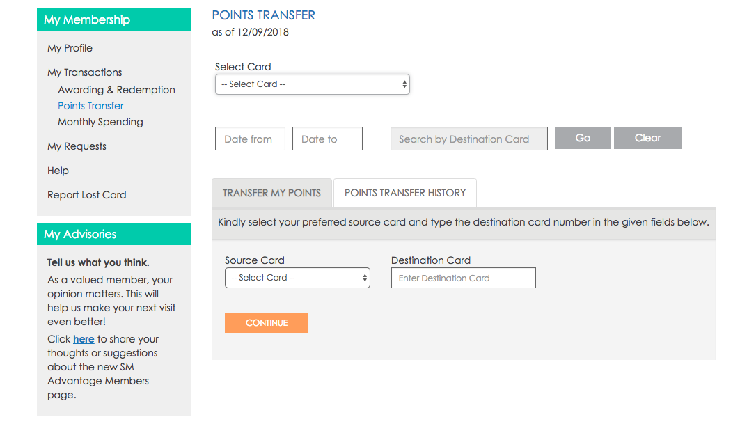 From SM Advantage Card to SM Prestige Card