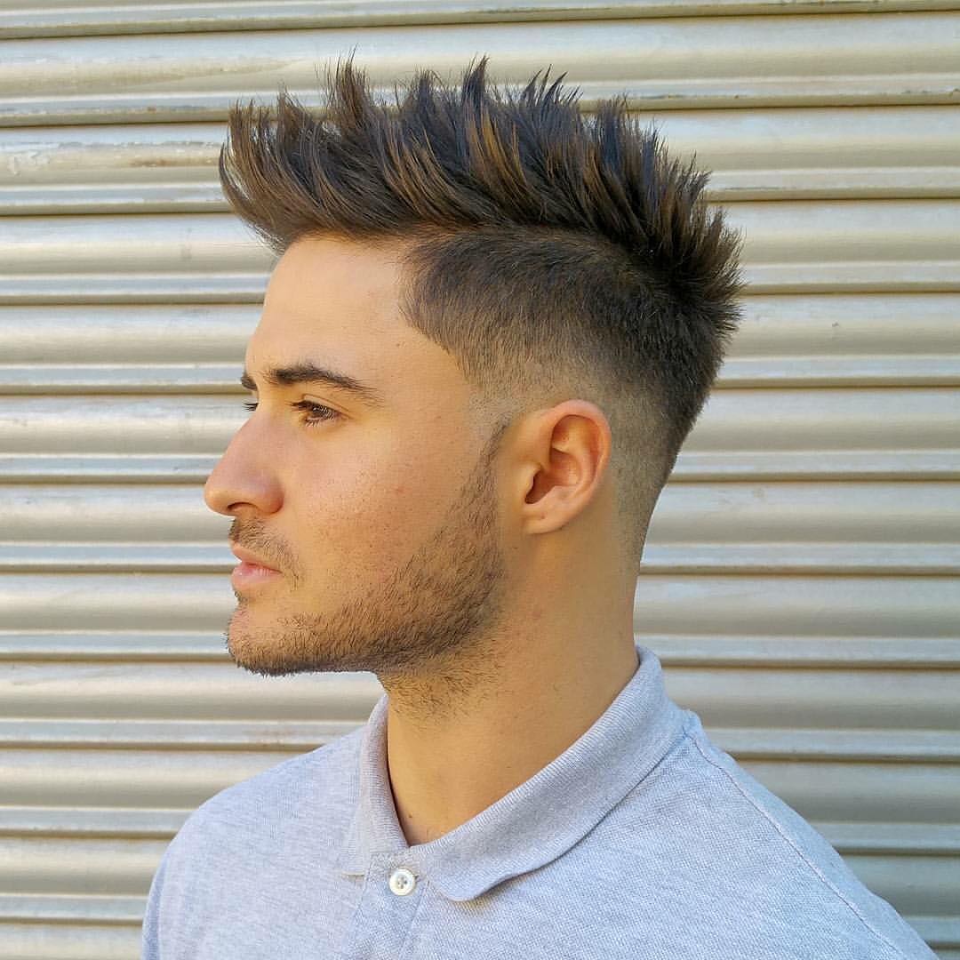 corte masculino arrepiado