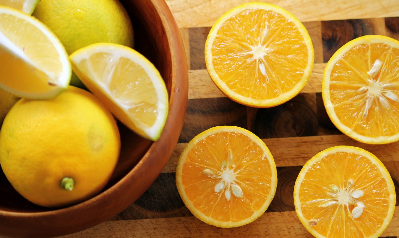 Homemade Rainbows oranges and lemons....