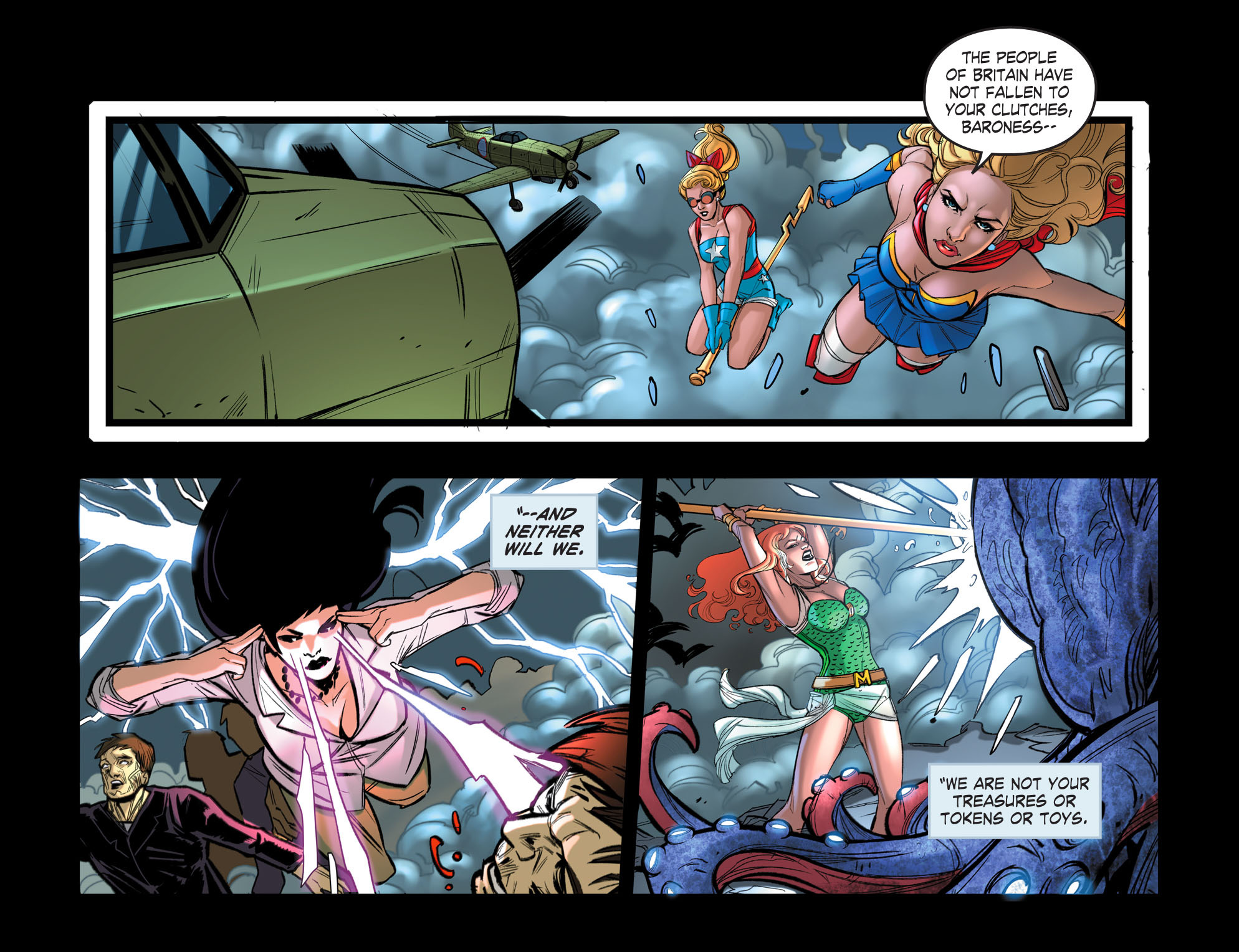 Read online DC Comics: Bombshells comic -  Issue #34 - 6
