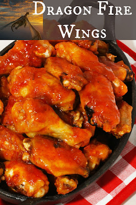 Dragon Fire Chicken Wings - restaurant style spicy wings baked in the oven.