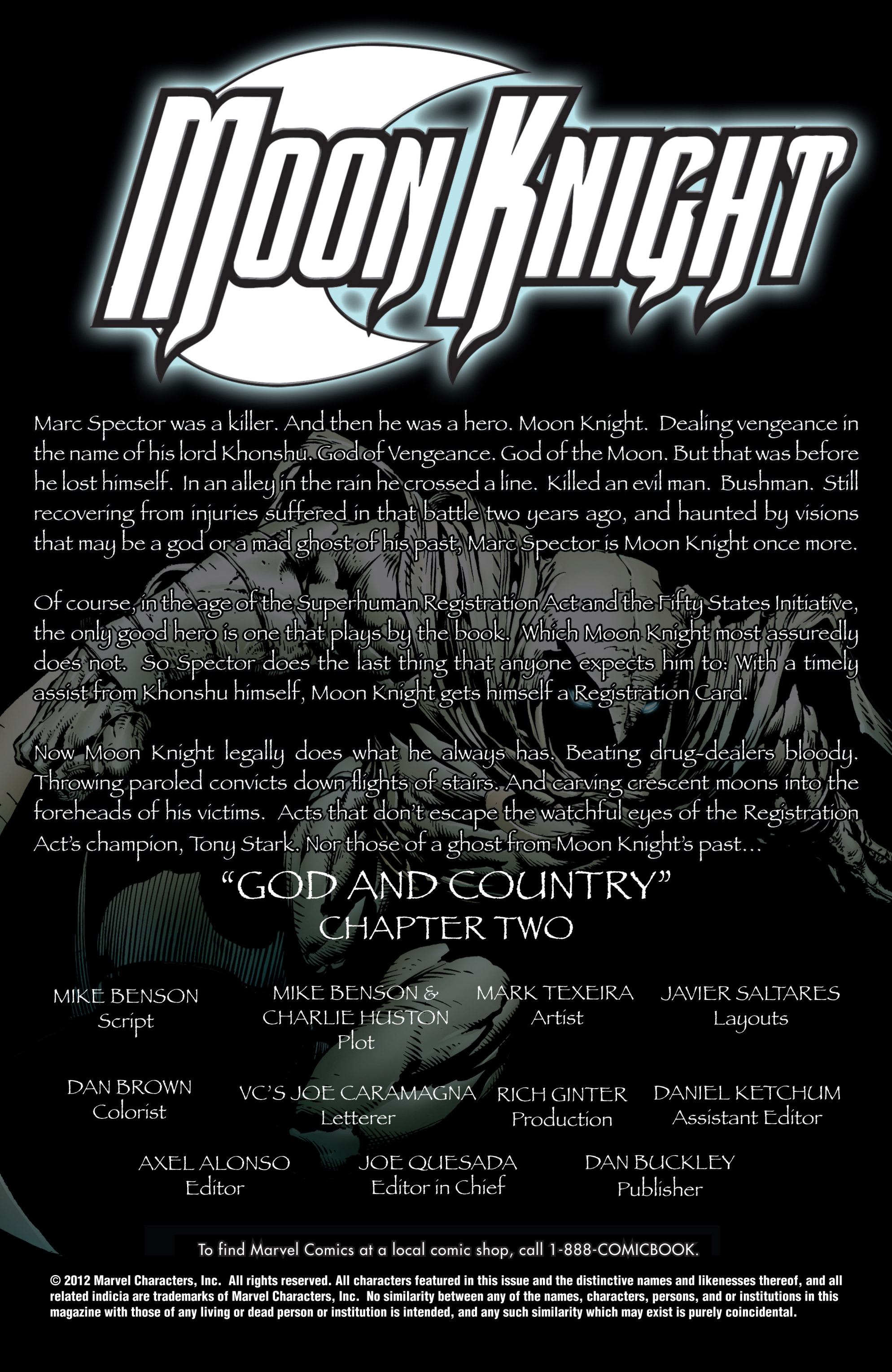 Read online Moon Knight (2006) comic -  Issue #15 - 2