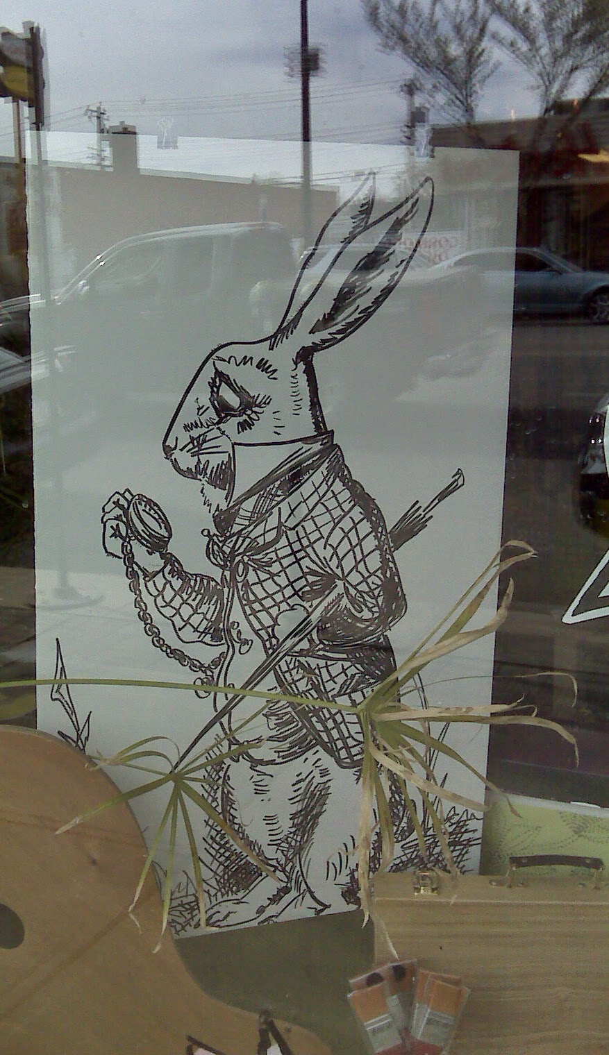 The Shabby Green Warehouse Alice in Wonderland Window Decor Edmonton, AB