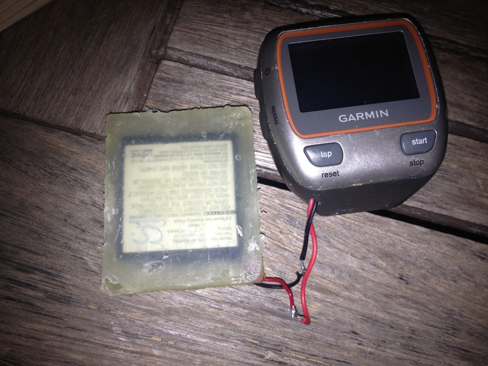 garmin 310xt battery life