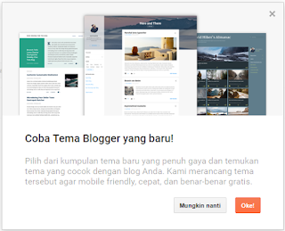 Template atau Tema Blogger Baru dengan 4 Desain Baru