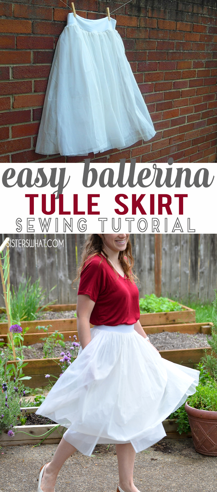 The Ballerina Skirt Tutorial Sisters, What!