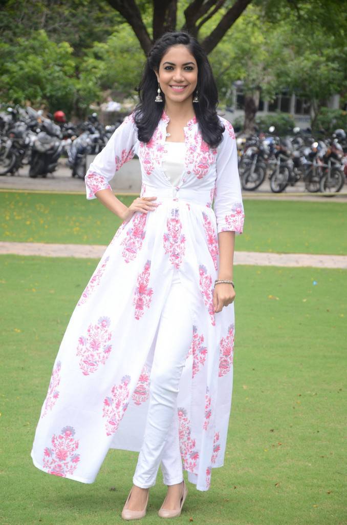 Tollywood Actress Ritu Varma Stills In White Dress