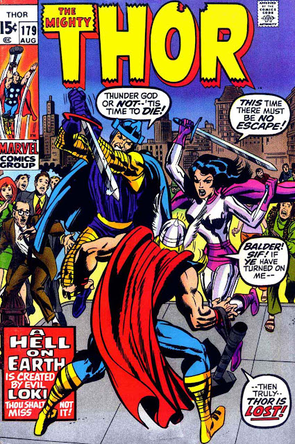 Thor v1 #179 marvel comic book cover art by Neal Adams Thor v1 #179 marvel comic book cover art by Neal Adams