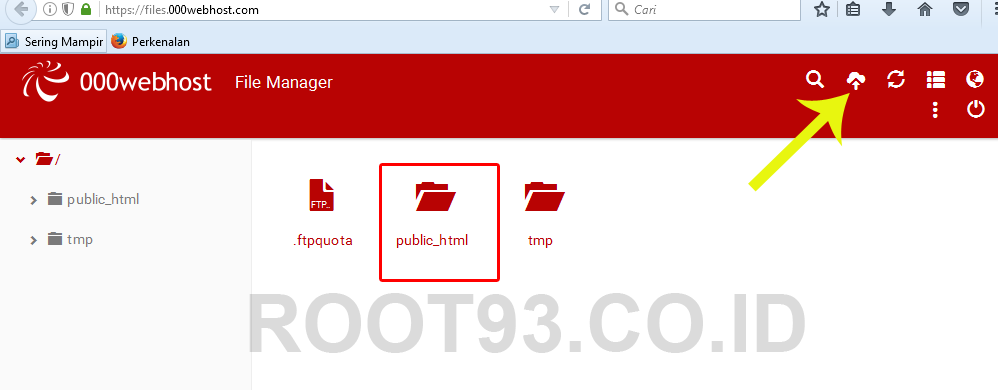 Membuat Dan Mengonlinekan Website Di 000webhost Root93 Co Id Computer Networking Web Programming