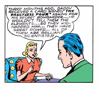 Flash Comics (1939) #1 Page 10 Panel 1: Joan's father has been missing for 3 months and she is just now seeking help?