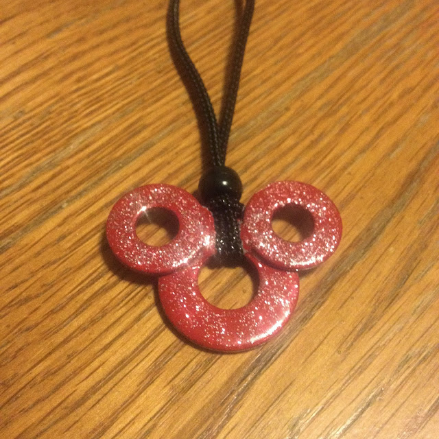 Mickey Mouse Washer Necklace