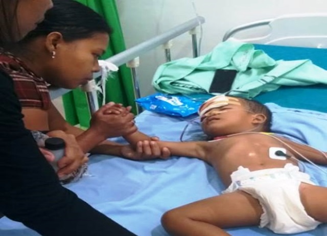 Balita yang tertimpa pagar. Balita yang tertimpa pagar.